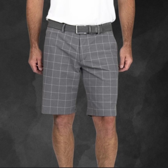 Nike Golf Shorts Men’s Size 34 Gray Plaid Performance Dri-FIT - Picture 9 of 9